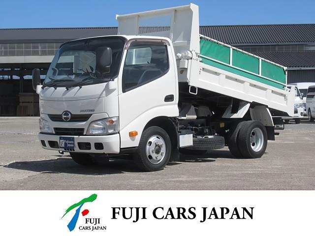 デュトロ 4.0D全低床ダンプ積載2t 5F 新明和 電動シート
