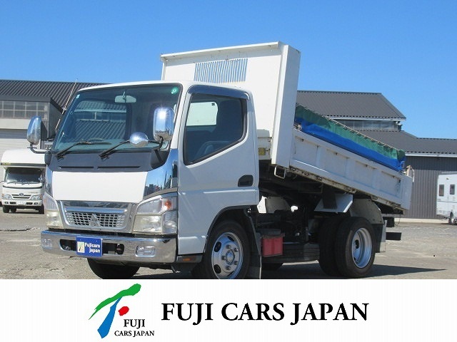 キャンター 全低床ダンプ積載3t