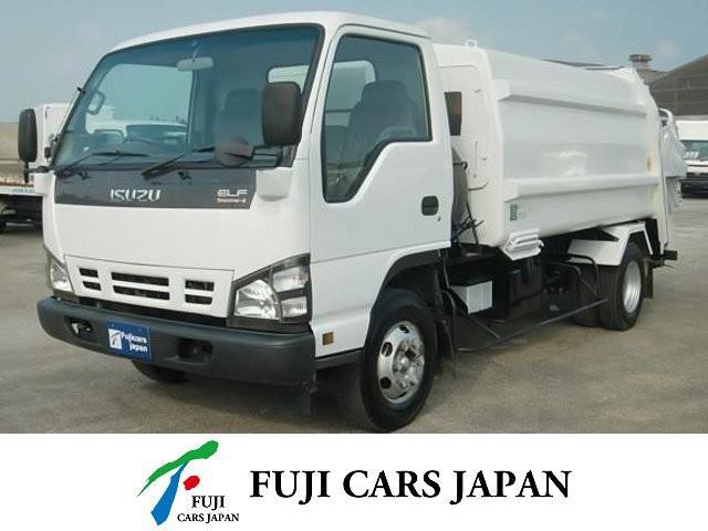 エルフ プレス式パッカー車 塵芥車 7.1立米 積載2.95トン